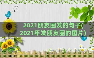 2021朋友圈发的句子(2021年发朋友圈的图片)