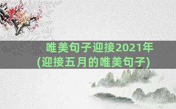 唯美句子迎接2021年(迎接五月的唯美句子)