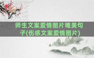 师生文案爱情图片唯美句子(伤感文案爱情图片)